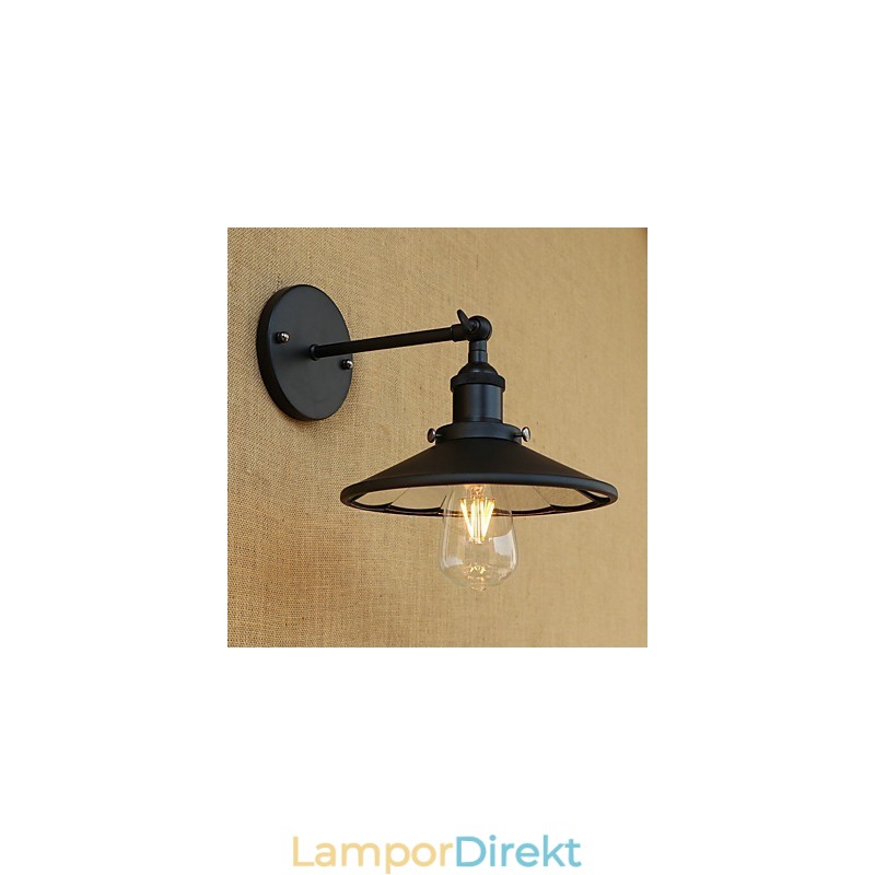 Country Retro Painting Feature För Mini Style Ambient Light Wall Sconces Wall Light