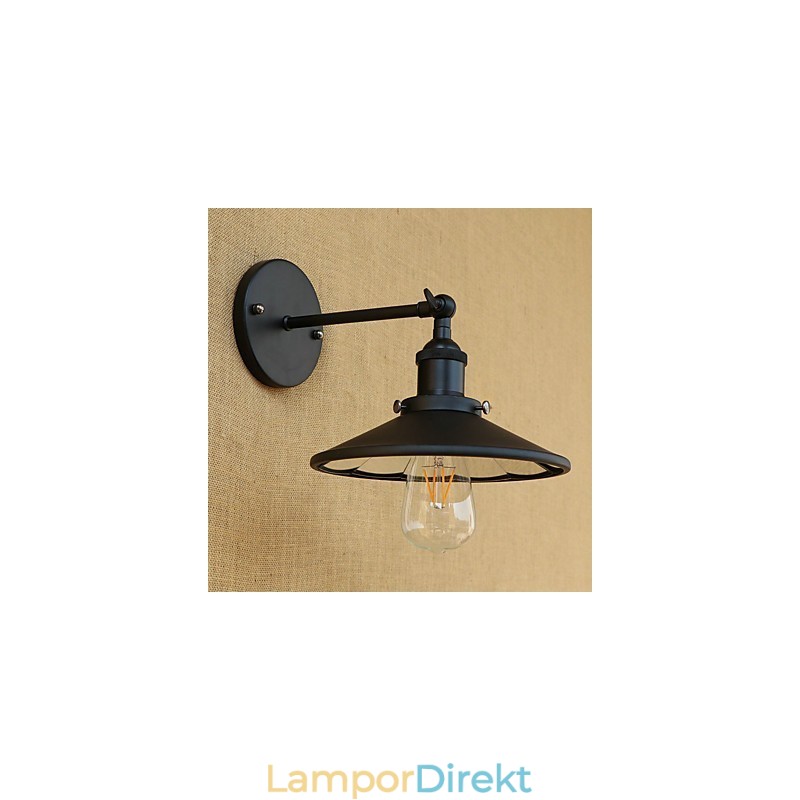 Country Retro Painting Feature För Mini Style Ambient Light Wall Sconces Wall Light