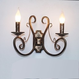 Ny Retro Attic American Style Retro Vägglampa Sovrumslampa Vägglampa Ljuslampa