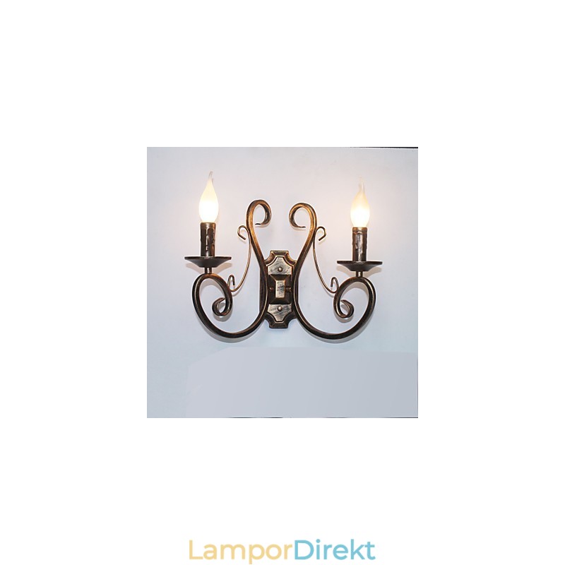 Ny Retro Attic American Style Retro Vägglampa Sovrumslampa Vägglampa Ljuslampa