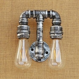 Country Retro Målningsfunktion För Svängarm Ambient Light Wall Sconces Wall Light