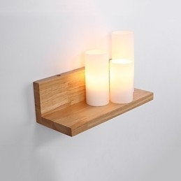 Modern Och Modern Svartoxidfinishfunktion För Ögonskydd Ambient Light Wall Sconces Wall Light