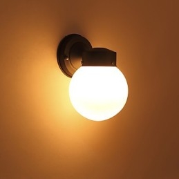 Modern Och Modern Svartoxidfinishfunktion För Mini Style Ambient Light Wall Sconces Wall Light