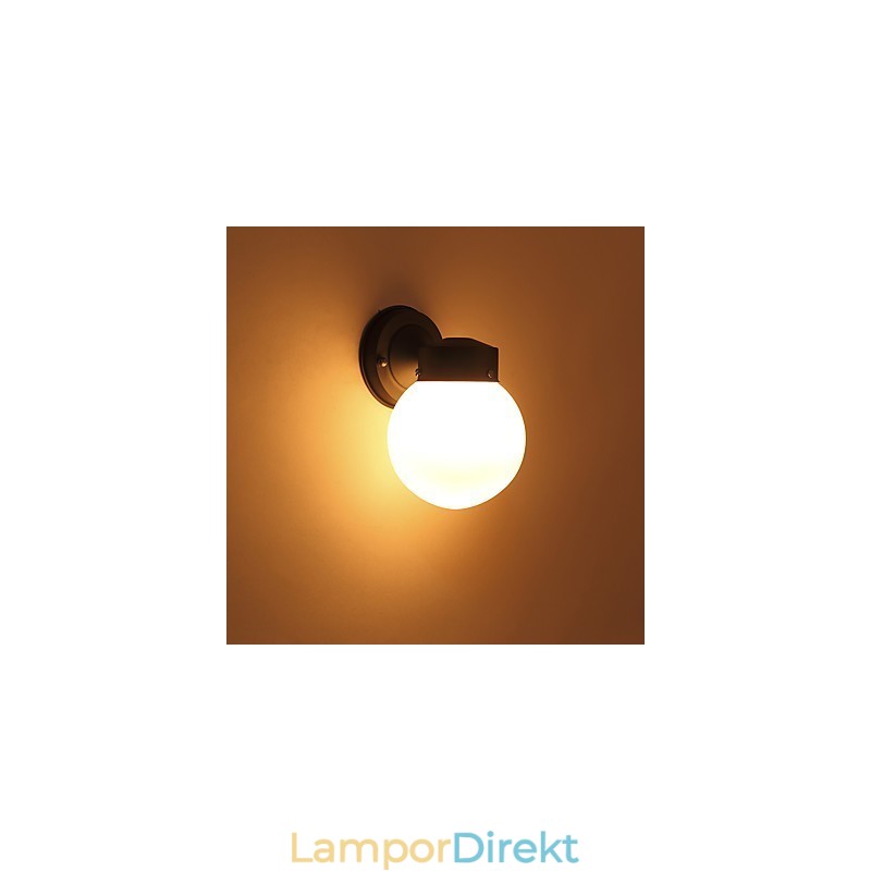 Modern Och Modern Svartoxidfinishfunktion För Mini Style Ambient Light Wall Sconces Wall Light