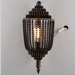 Vintage Iron Industrial Wind Shop Gear Lampa