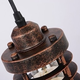 Industriell Retro Iron Vägglampa Creative Personality Lift Pulley Vägglampa