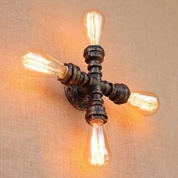 Country Retro Målningsfunktion För Mini Style Swing Arm Inkluderad Ambient Light Wall
