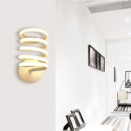 Aluminium Vägglampa Modern Minimalistisk Sovrum Gang Korridor Lampa Sänglampa Creative Lamp
