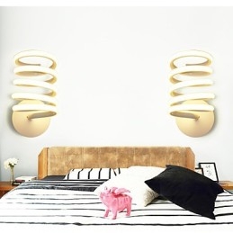 Aluminium Vägglampa Modern Minimalistisk Sovrum Gang Korridor Lampa Sänglampa Creative Lamp