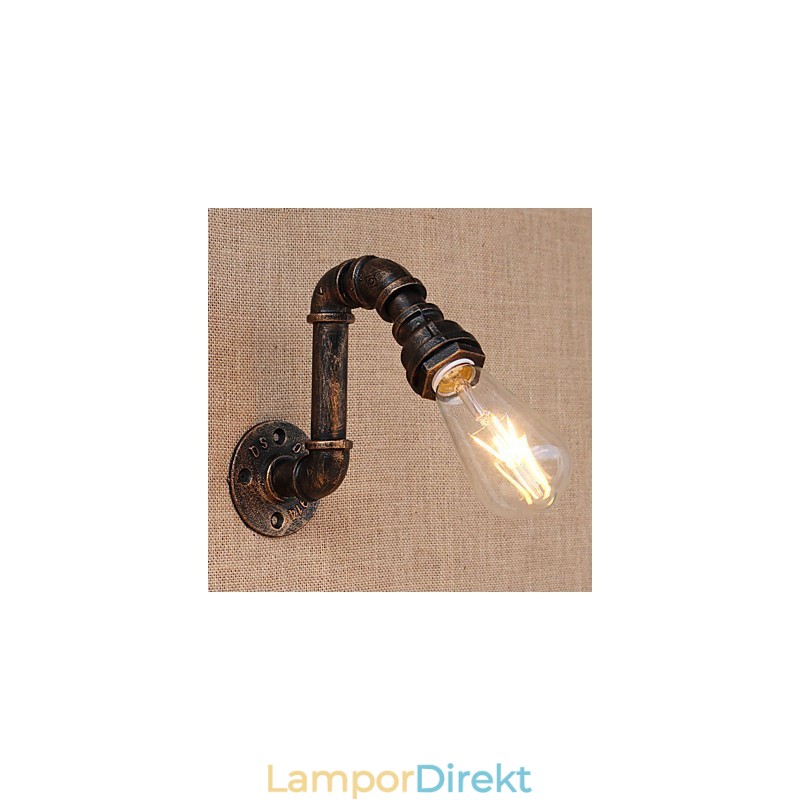 Country Retro Painting Feature För Mini Style Swing Arm Ambient Light Wall Sconces