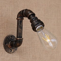 Country Retro Painting Feature För Mini Style Swing Arm Ambient Light Wall Sconces