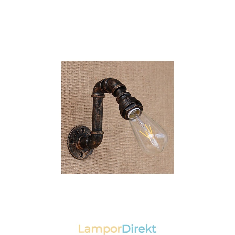 Country Retro Painting Feature För Mini Style Swing Arm Ambient Light Wall Sconces