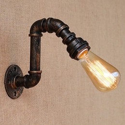 Country Retro Painting Feature För Mini Style Swing Arm Ambient Light Wall Sconces