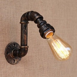 Country Retro Painting Feature För Mini Style Swing Arm Ambient Light Wall Sconces