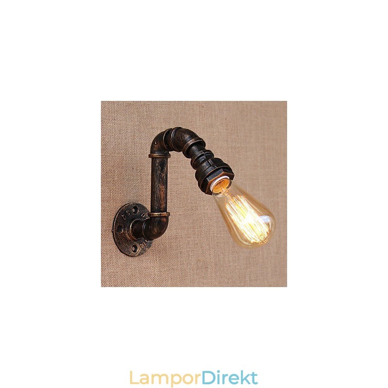 Country Retro Painting Feature För Mini Style Swing Arm Ambient Light Wall Sconces