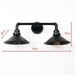 Rustik Lodge Modern Contemporary Country Retro Målning Funktion För Mini Style Downlight Wall Sconces