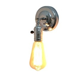 Vägglampa Vägglampor Väggjärn Vägglampa Stum Svart Ljussabel Lampa På Vägg