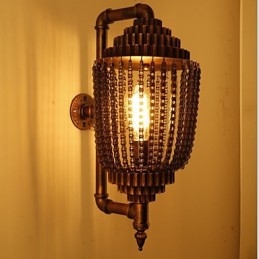 Vintage Iron Industrial Wind Shop Gear Lampa