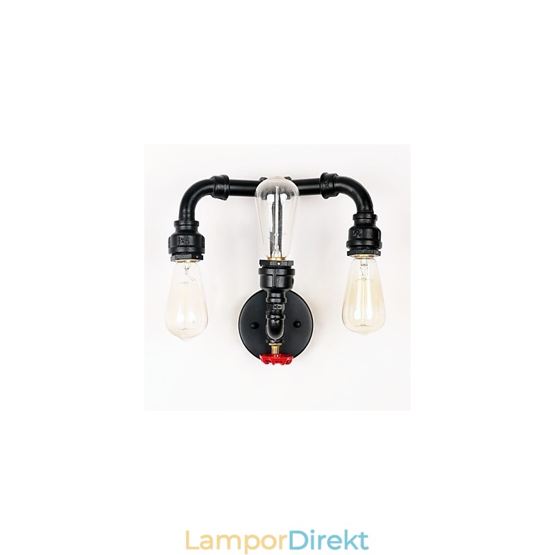 Rustik Lodge Modern Contemporary Country Retro Målning Funktion För Mini Style Uplight Wall Sconces