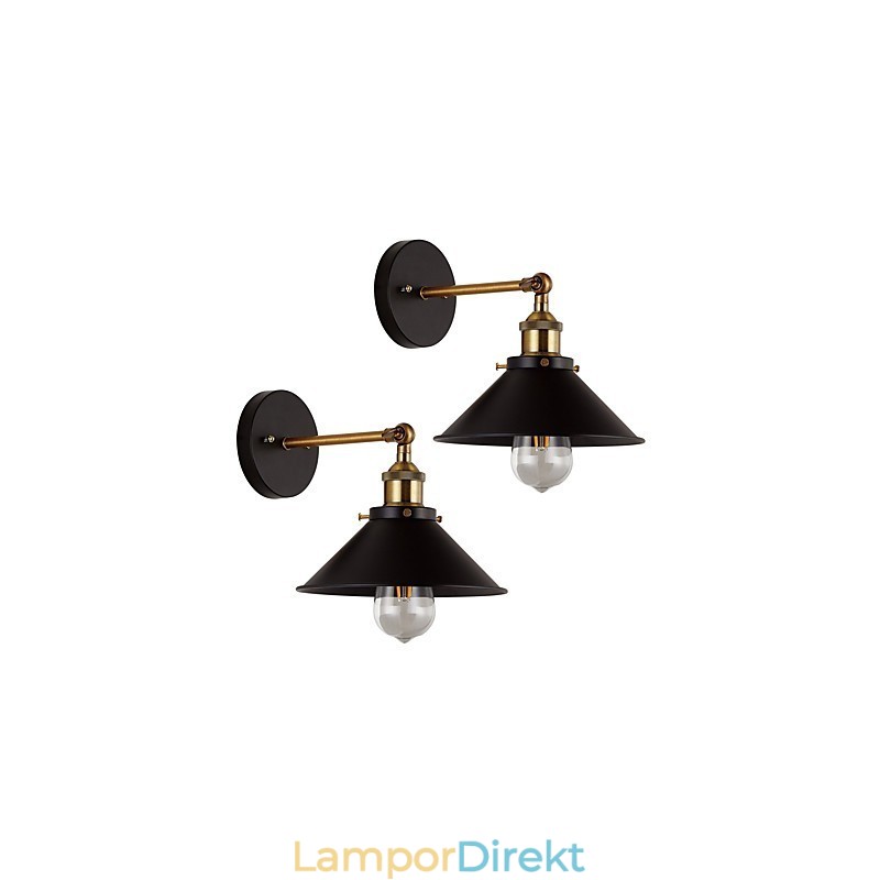 St Metall Vägglampor Industriell Vägglampa Vintage Edison Simplicity Lampa För Cafe Club Bar Belysning