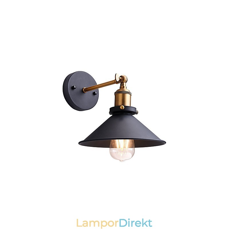 St Metall Vägglampor Industriell Vägglampa Vintage Edison Simplicity Lampa För Cafe Club Bar Belysning