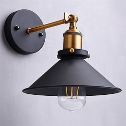 St Metall Vägglampor Industriell Vägglampa Vintage Edison Simplicity Lampa För Cafe Club Bar Belysning
