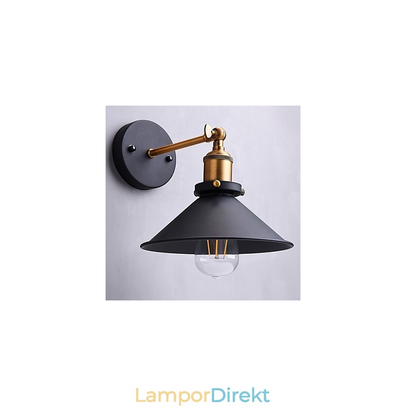 St Metall Vägglampor Industriell Vägglampa Vintage Edison Simplicity Lampa För Cafe Club Bar Belysning