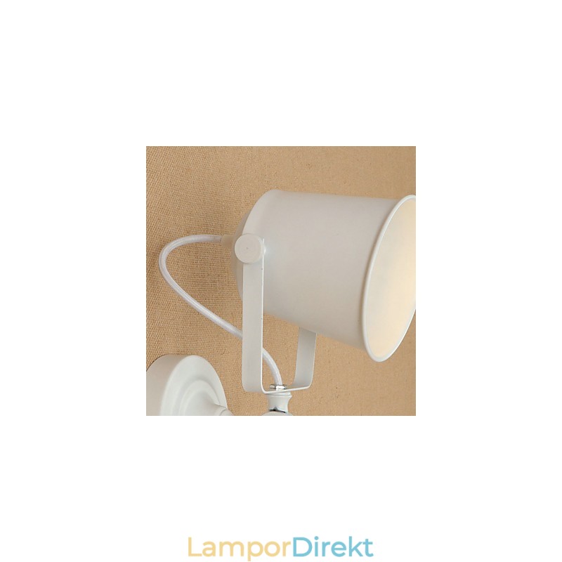 Målat Stål Vägglampa Stum Svart Amerikansk Kaffe Dekoration Retro Väggljus Ljussabel Lampa På Vägg