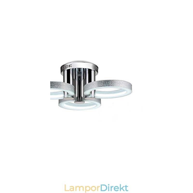 Ljuskrona Modern Silver 3 Lampor