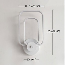 Aluminium Vägglampa Modern Minimalistisk Balkongtrappa Dekorativ Vägglampa Sänglampor