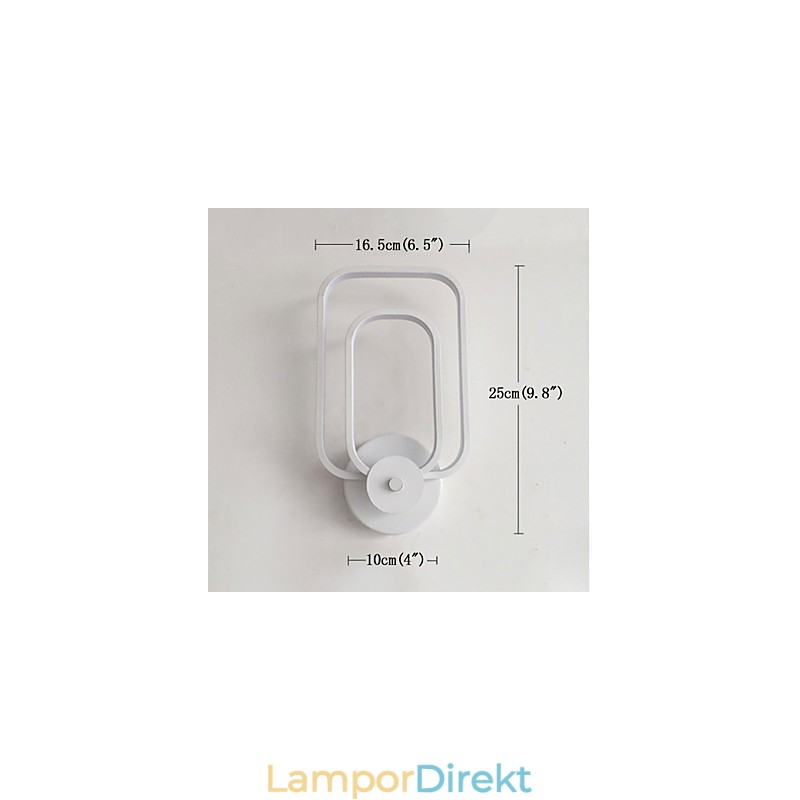 Aluminium Vägglampa Modern Minimalistisk Balkongtrappa Dekorativ Vägglampa Sänglampor