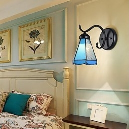 Rustik Lodge Målningsfunktion För Downlight Vägglampor Vägglampa