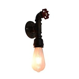 Vägglampa Vägglampor Väggjärn Vägglampa Stum Svart Ljussabel Lampa På Vägg