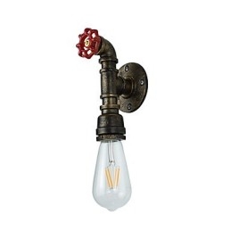 Vägglampa Vägglampor Väggjärn Vägglampa Stum Svart Ljussabel Lampa På Vägg