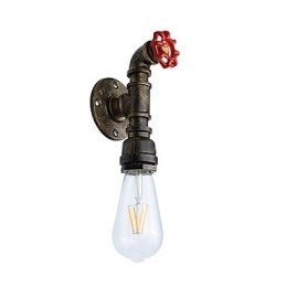 Vägglampa Vägglampor Väggjärn Vägglampa Stum Svart Ljussabel Lampa På Vägg