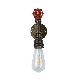Vägglampa Vägglampor Väggjärn Vägglampa Stum Svart Ljussabel Lampa På Vägg
