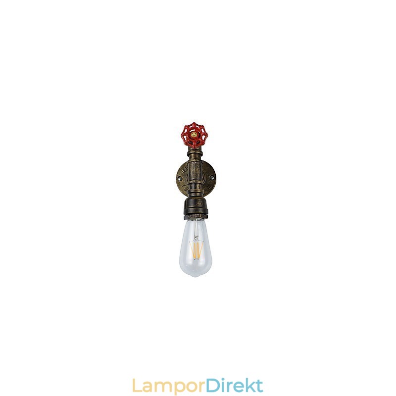 Vägglampa Vägglampor Väggjärn Vägglampa Stum Svart Ljussabel Lampa På Vägg