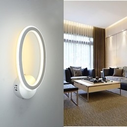 Modern Originalitet Kort Inomhus Aluminium Vägglampa Bakgrund Vägg Korridor Lampa Korridor Trappa Veranda Lampa