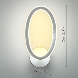 Modern Originalitet Kort Inomhus Aluminium Vägglampa Bakgrund Vägg Korridor Lampa Korridor Trappa Veranda Lampa