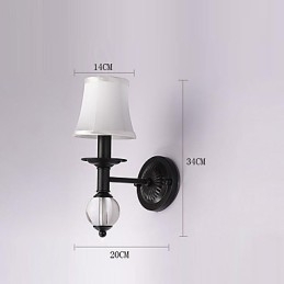 Rustik Lodge Enkel Vintagemålning Funktion Ambient Light Wall Sconces Wall Light