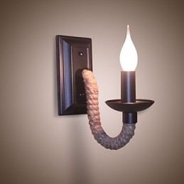 Hamp Rep Retro Vägglampa Creative Personality Bar Järn Ljuslampa