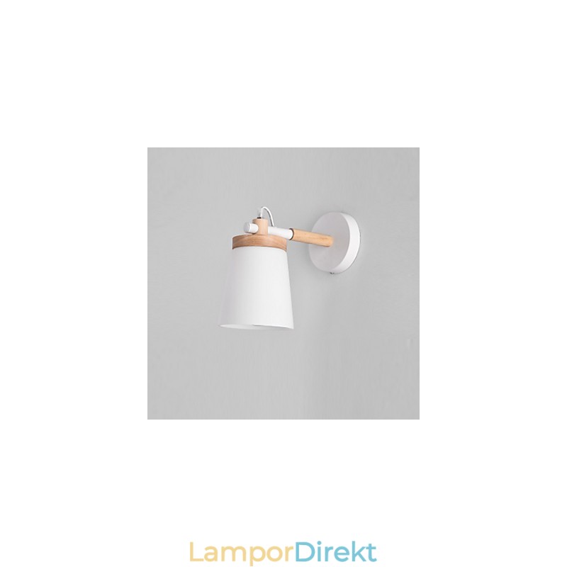 Glasskärm Och Metallbas Vägglampa Funktion Ambient Light Vägglampor Vägglampa