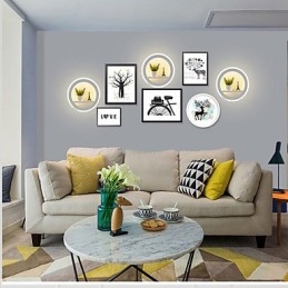 Vardagsrum Vägglampa Minimalistisk Modern Kreativitet Minimalistisk Dekorativ Vägglampa Sovrum Sänglampa