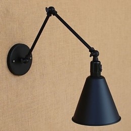 Country Retro Målningsfunktion För Mini Style Swing Arm Ögonskydd Downlight Swing Arm Lights