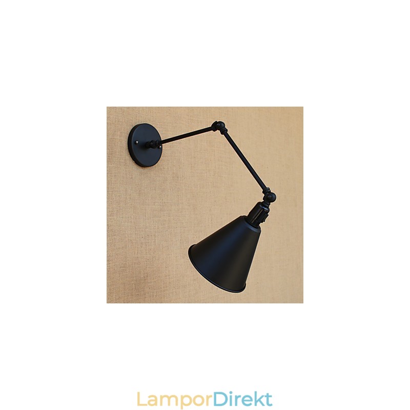 Country Retro Målningsfunktion För Mini Style Swing Arm Ögonskydd Downlight Swing Arm Lights