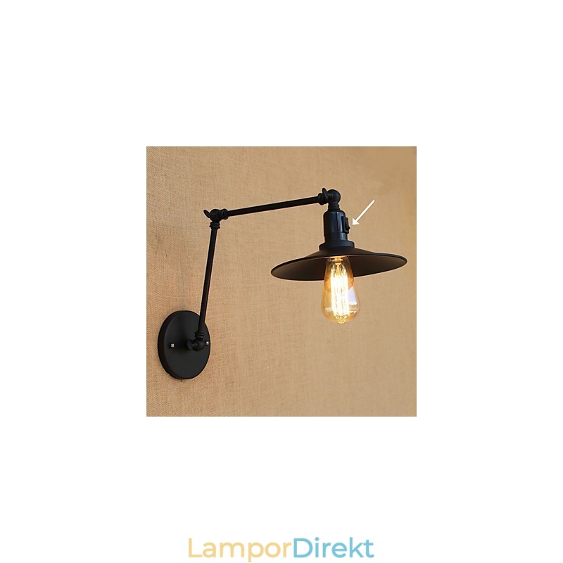 Vintage Country Painting Funktion För Mini Style Swing Arm Swing Arm Swing Arm Lights