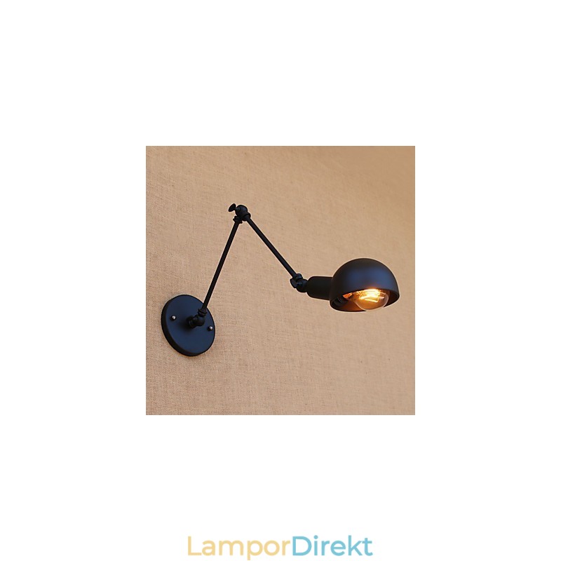 Vintage Country Painting Funktion För Mini Style Swing Arm Ögonskydd Ambient Light Swing Arm Lightswall