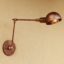 Vintage Country Painting Funktion För Mini Style Swing Arm Ögonskydd Ambient Light Swing Arm Lightswall