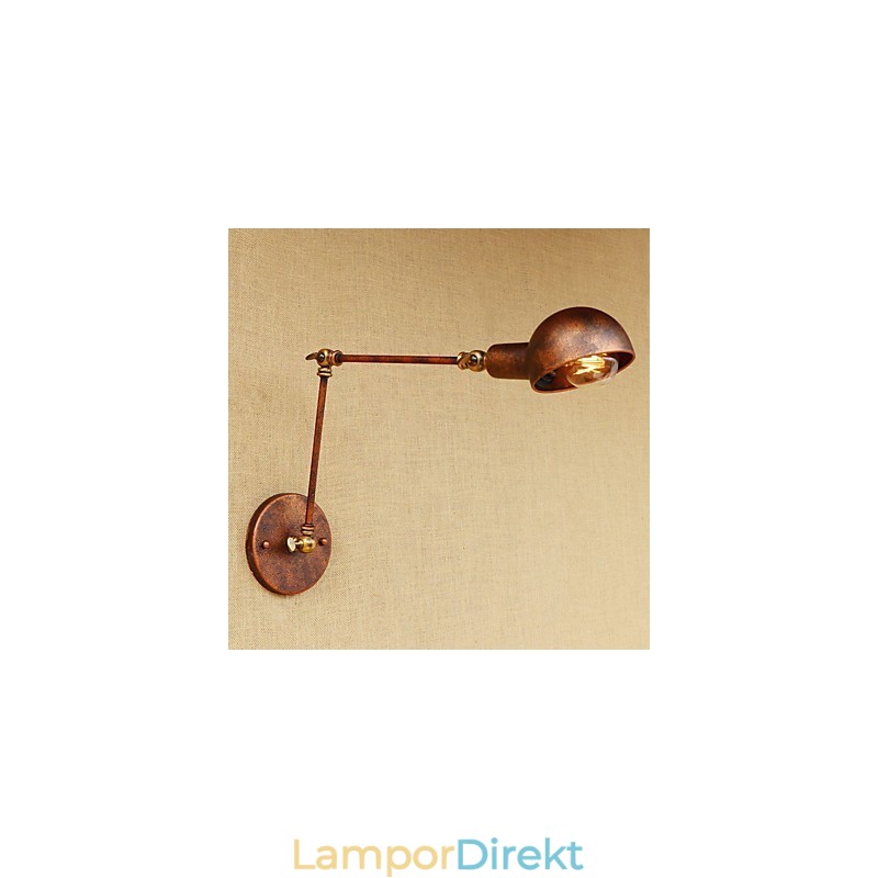 Vintage Country Painting Funktion För Mini Style Swing Arm Ögonskydd Ambient Light Swing Arm Lightswall