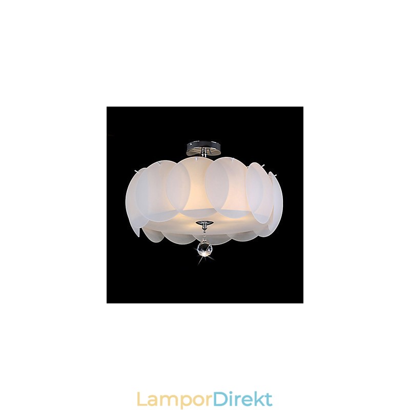 3 Ljus Glas Ljuskrona Modern Hängande Ljus Familj
